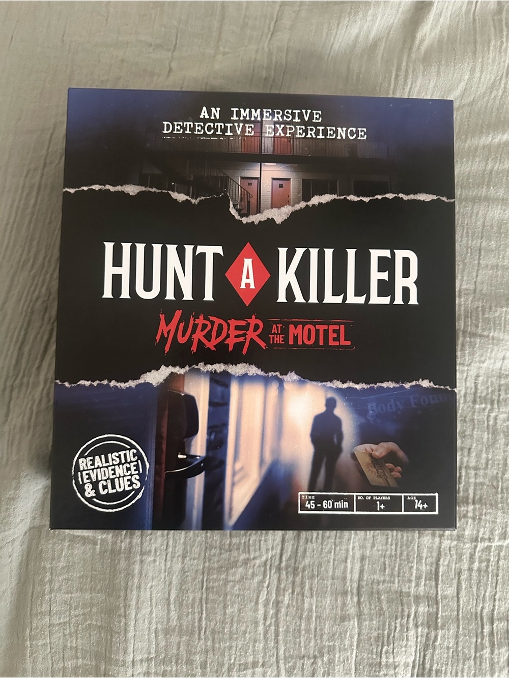 Hunt A Killer: Murder at the Motel Board Game - Black & Red